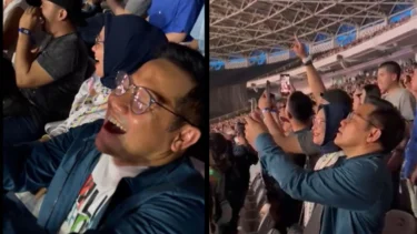 Momen Cak Imin Nonton Konser Coldplay, Teriak “Cakeepp” Saat Chris Martin Berpantun
