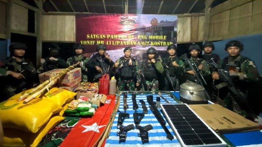 KKB Gigit Jari, Senpi dan Logistik Gagal Diselundupkan!