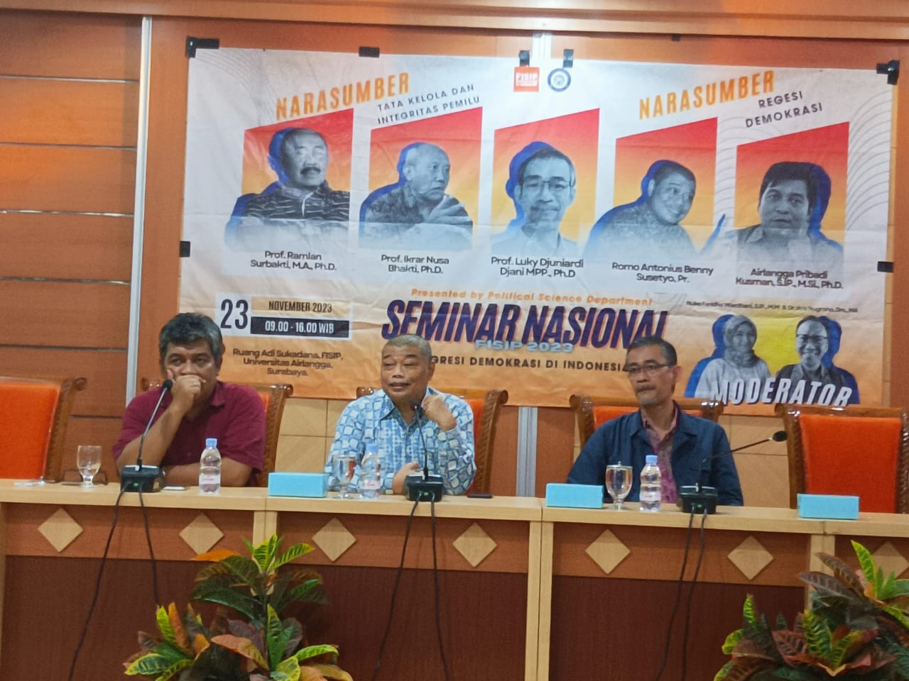 Stafsus BPIP : Mahasiswa Harus Jadi Agen Terdepan dalam Upaya Hadapi Regresi Demokrasi!