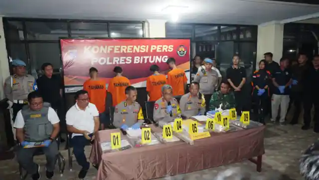 Polisi Bergerak Cepat Tangkap 7 Pelaku, Kota Bitung Kembali Aman