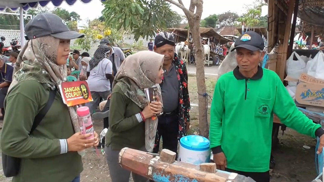 Sosialisasi Pemilu Dan Pilpres Dengan Gerobak Sapi Di Sleman