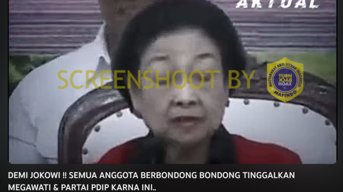 Kader Berbondong-bondong Pergi dari PDIP Demi Jokowi? Cek Faktanya