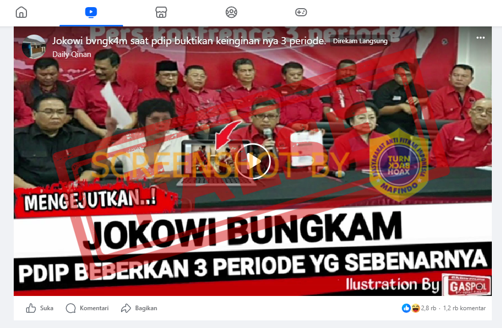 PDIP Beberkan Permintaan 3 Periode, Jokowi Hanya Bungkam??