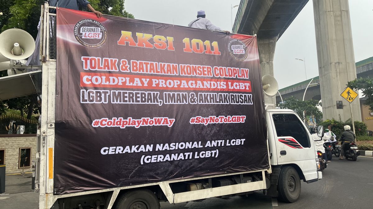 Geranati LGBT Ancam Kepung Hingga Bakar Panggung di GBK Jika Konser Coldplay Tetap Dilaksanakan