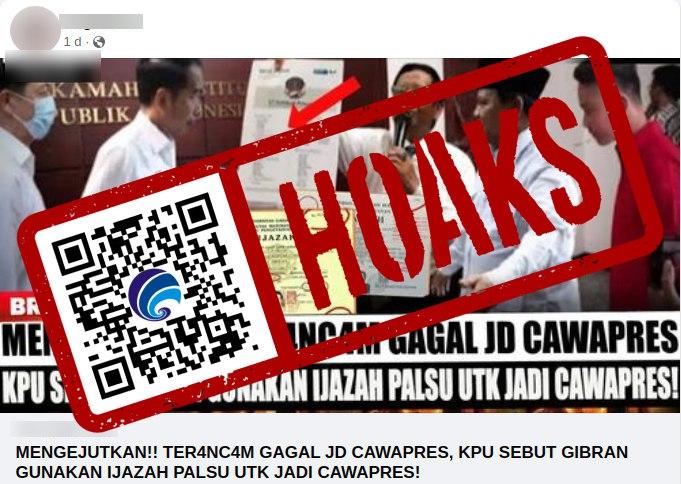 KPU Nyatakan Gibran Pakai Ijazah Palsu saat Daftar Cawapres?? Cek Faktanya