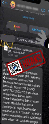 Ramai Pesan WhatsApp atas Nama Ditjen Pajak Berisi File Berbahaya, Waspada Penipuan!