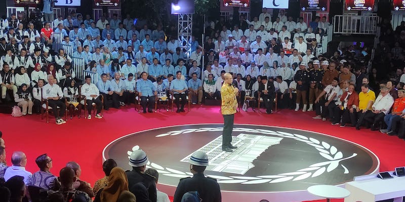 Pembukaan Debat Capres, Ketua KPU : Ini Momen Meyakinkan Pemilih