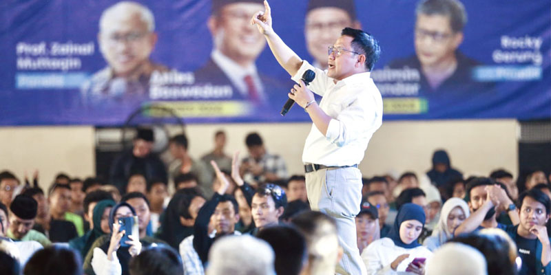 Kelakar Cak Imin soal SGIE : Sego Goreng Iwak Endog