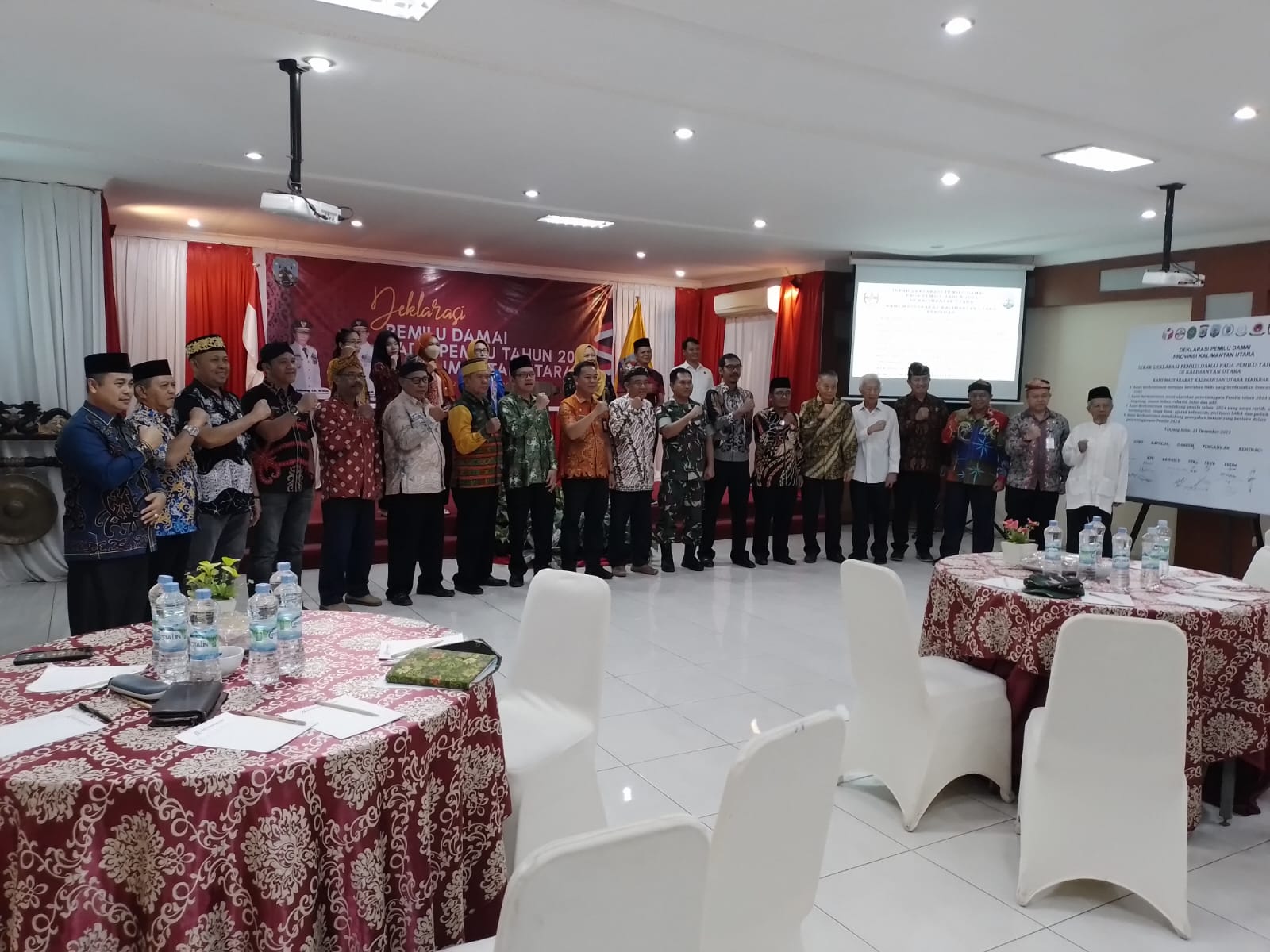 Deklarasi Pemilu Damai, Menjadi Pemilih Cerdas Tanpa Politik Uang dan SARA