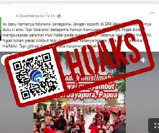 Hoaks Anies Larang Ucapkan Selamat Natal saat Menjabat Jadi Gubernur DKI