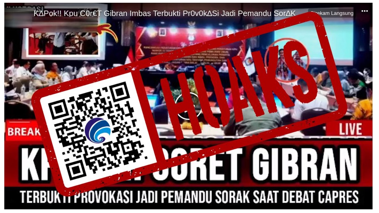 Tunjukkan Gestur Provokasi di Debat Capres, KPU Coret Gibran? Ini Faktanya