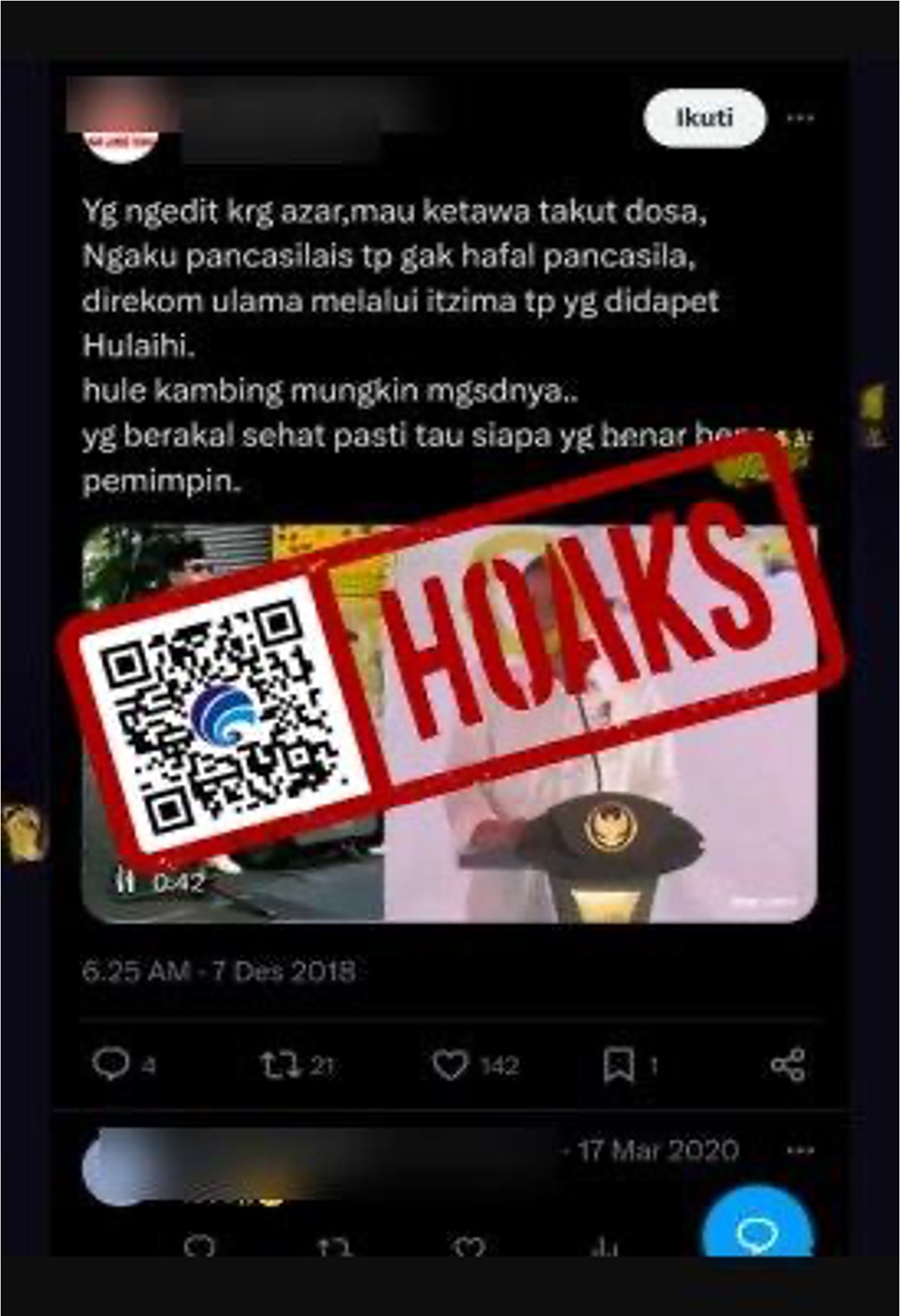Video Prabowo Tak Hafal Pancasila Dipastikan Hasil Suntingan
