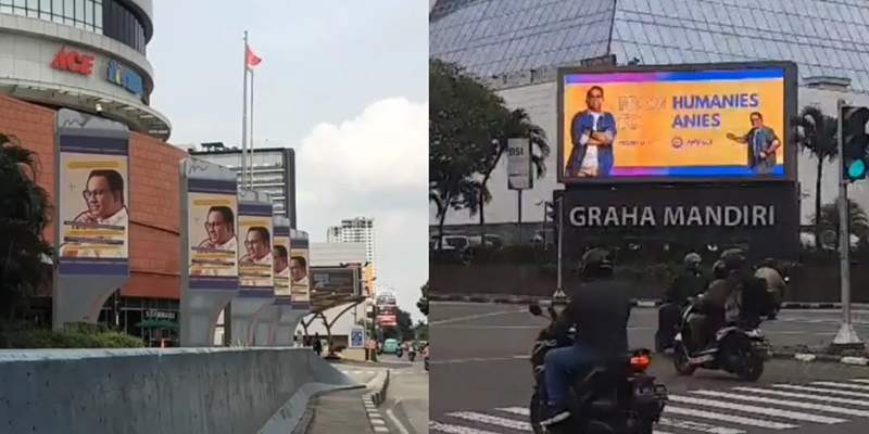 Pemprov DKI Soal Videotron Anies : Itu Dikelola Swasta