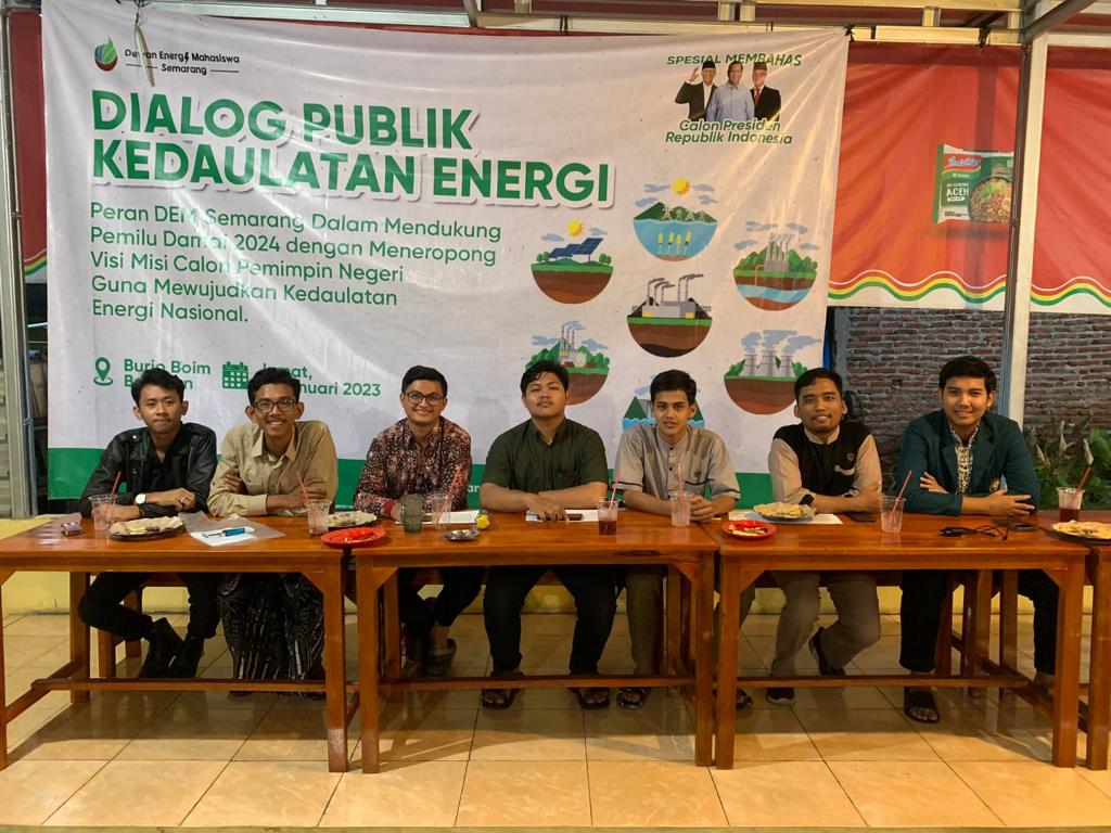 DEM Semarang Gelar Dialog Spektakuler untuk Pemilu Damai 2024 Dorong Ketahanan Energi Nasional