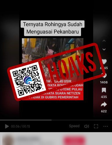Pengungsi Rohingya Tiba di Pekanbaru dan Diantar ke Pulau Galang?? Cek Faktanya