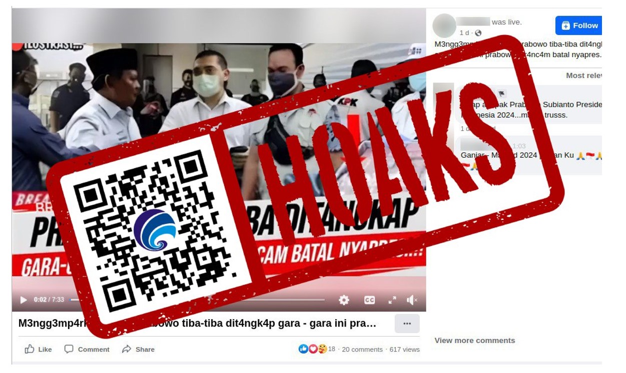 Hoaks Prabowo Subianto Ditangkap & Gagal Nyapres