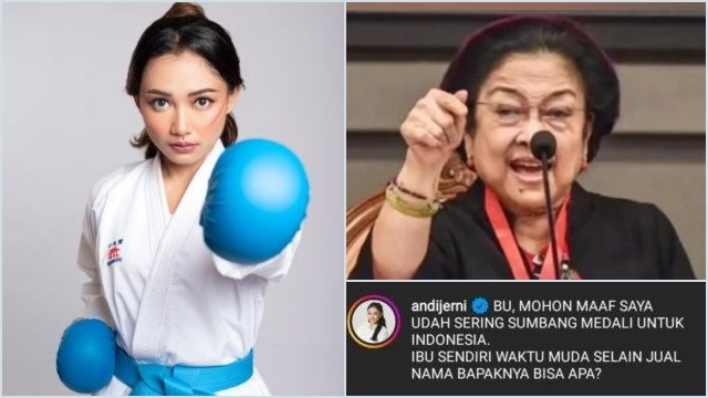 Atlet Karate Sentil Megawati : Ibu Waktu Muda Bisa Apa Selain Jual Nama Bapak?