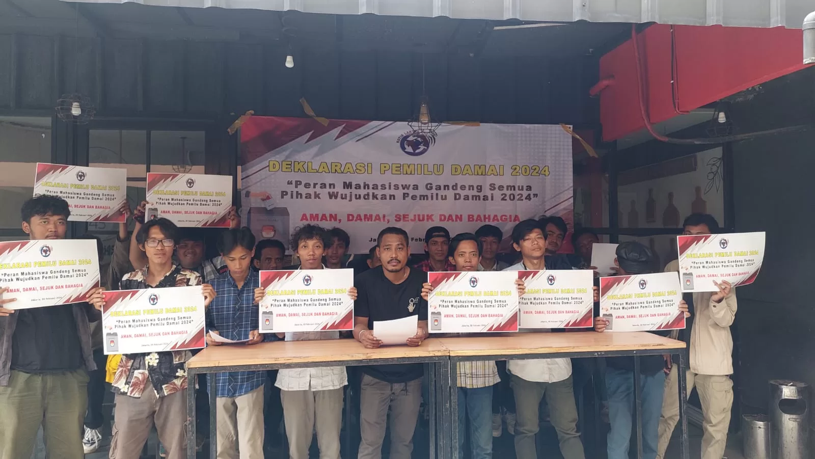 Kotib Lantas Gelar Deklarasi Pemilu Damai di Gedung Joeang 45