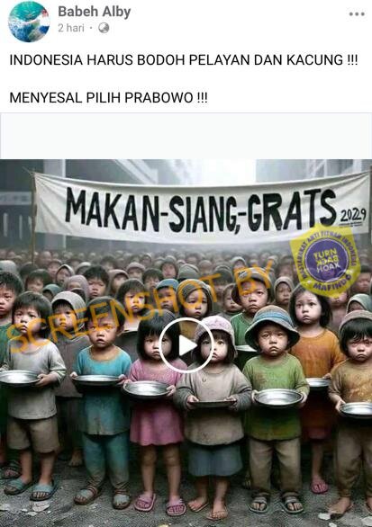 Hoaks Pernyataan Prabowo Ingin Masyarakat Indonesia Bodoh & Jadi Pelayan