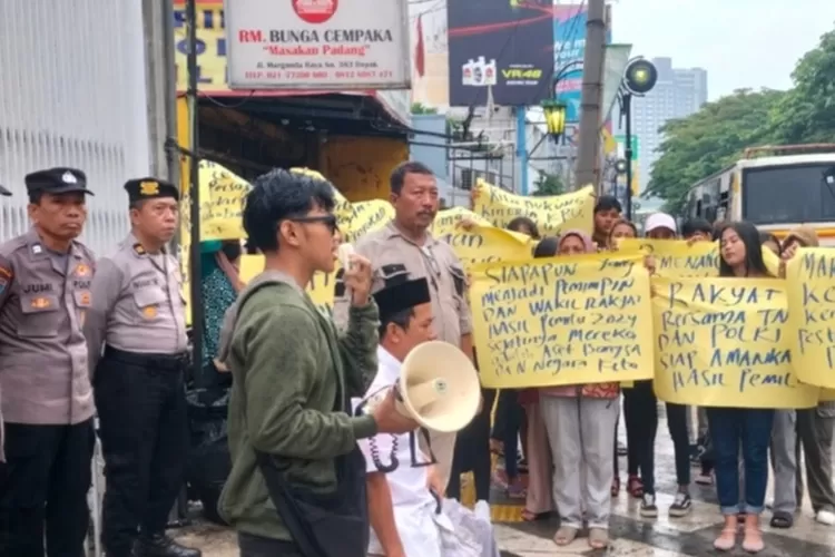 Aliansi Masyarakat Cinta Damai Serukan Kawal Demokrasi, Tolak Intervensi & Intimidasi ke KPUD Kota Depok