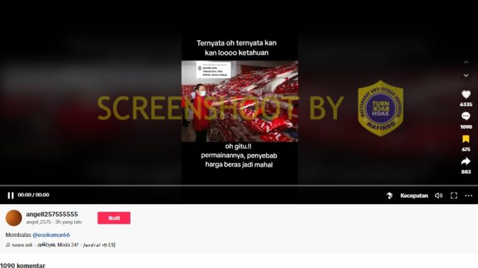 Harga Beras Naik Gara-gara Muncul Beras Puan Maharani? Ini Faktanya
