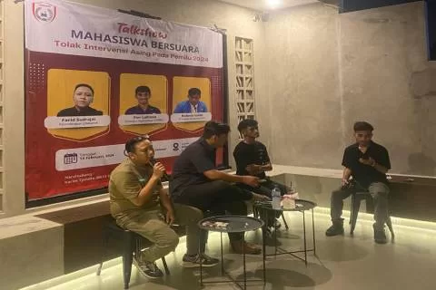 H-1 Pencoblosan, Mahasiswa Ingatkan untuk Waspadai Intervensi Asing di Pemilu 2024
