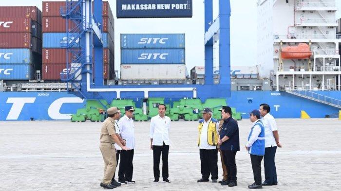 Presiden Jokowi Resmikan Makassar New Port, Pelabuhan Terbesar Kedua di Indonesia