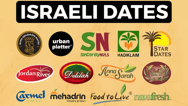 Ini Daftar 21 Merek Produk Kurma Israel