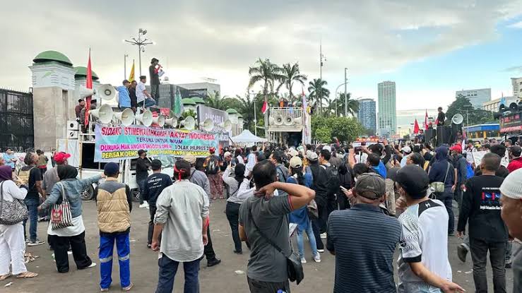 Hari Ini Bubarkan Diri, Massa Aksi Tolak Hasil Pemilu 2024 Siap Demo Lagi 8-10 Maret Mendatang