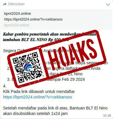 Awas Penipuan, Jangan Asal Klik Link Pendaftaran BLT El Nino