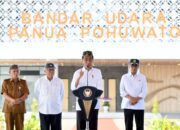 Resmikan Bandara Panua Pohuwato, Presiden Jokowi Harapkan Ekonomi Lokal Bertumbuh