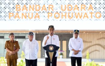 Resmikan Bandara Panua Pohuwato, Presiden Jokowi Harapkan Ekonomi Lokal Bertumbuh