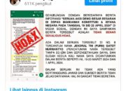 Nyatakan Namanya Dicatut, Gatot : Kabar Saya Ikut Aksi di MK 19-22 April Hoaks!