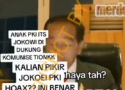 Kakak Besar Jokowi Sekjen Partai Komunis Tiongkok? Cek Faktanya