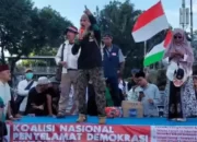 Aksi di Patung Kuda, Pendukung 01 : Kami Menerima Keputusan MK, Sudah Inkracht