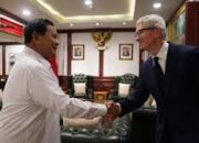 Pasca Kirim Ucapan Selamat, Kini Bos Apple Tim Cook Sambangi Prabowo sebagai Presiden Terpilih