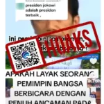 Hoaks Presiden Jokowi Perintahkan Tangkap Pendemo Pemilu 2024