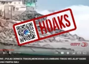 Hoaks Gelombang Tinggi Melanda Pulau Bali