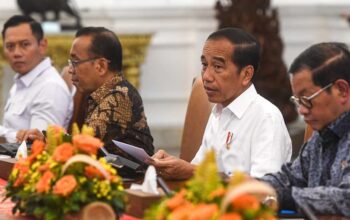 Presiden Jokowi Instruksikan Jajaran Soal Penanganan Pengungsi Akibat Erupsi Gunung Ruang