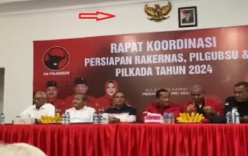 Sempat Raib, Kini Foto Jokowi di PDIP Sumut Terpasang Lagi!