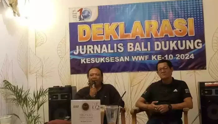 Jurnalis Bali Gelar Deklarasi Siap Dukung & Sukseskan KTT WWF ke-10