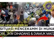 Hoaks Mobil Presiden Dihadang Massa yang Desak Jokowi Mundur