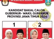 Hoaks Spesimen Calon Gubernur Jawa Timur di Pilkada 2024