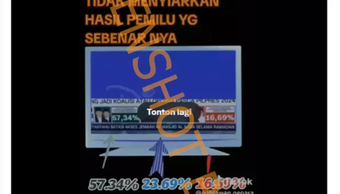Jurnalis Dilarang Investigasi karena Hasil Pilpres Prabowo-Gibran Cuma 23.69%? Cek Faktanya