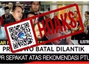 Hoaks Prabowo-Gibran Batal Dilantik MPR Sesuai Rekomendasi PTUN