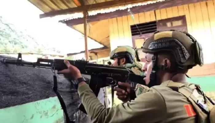 Satgas Damai Cartenz Terlibat Baku Tembak dengan KKB di Intan Jaya