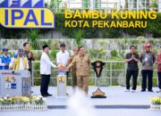 Presiden Jokowi Resmikan Sistem Pengelolaan Air Limbah Domestik Terpadu di Pekanbaru