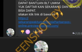 Waspada Penipuan Pendaftaran Bansos, Jangan Asal Klik Tautan