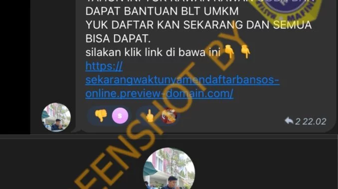 Waspada Penipuan Pendaftaran Bansos, Jangan Asal Klik Tautan