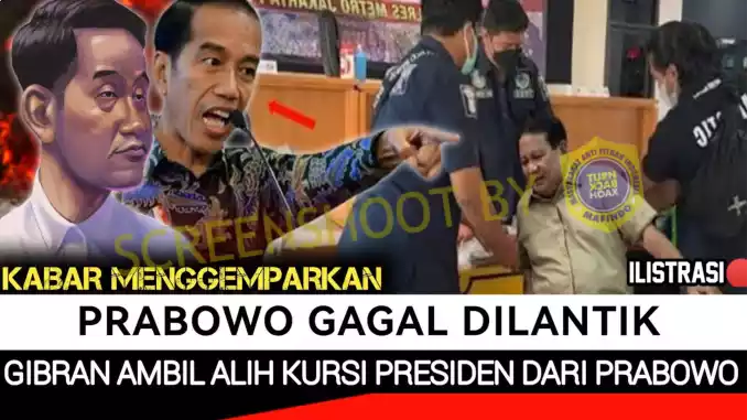 Prabowo Batal Dilantik & Digantikan Gibran? Cek Faktanya